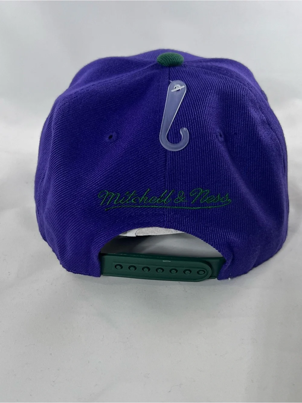 Mitchell & Ness Purple and Green Snapback Hat